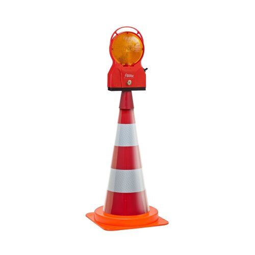  WEMAS Leitkegel Blitzkegel einteilig E750-TL 5,0 Future beidseitig RA2B rot/weiß 12451699
